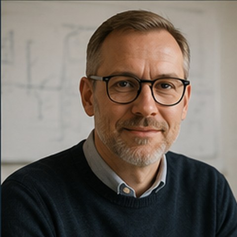 AI-genererat porträtt av Henrik Åkesson